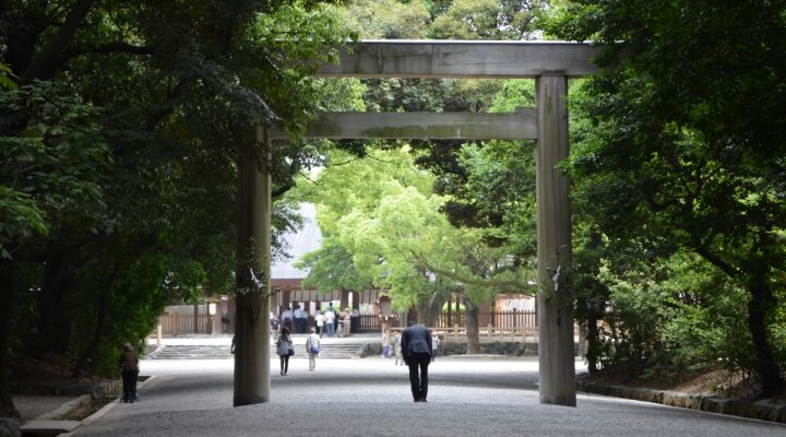熱田神宮の鳥居の写真