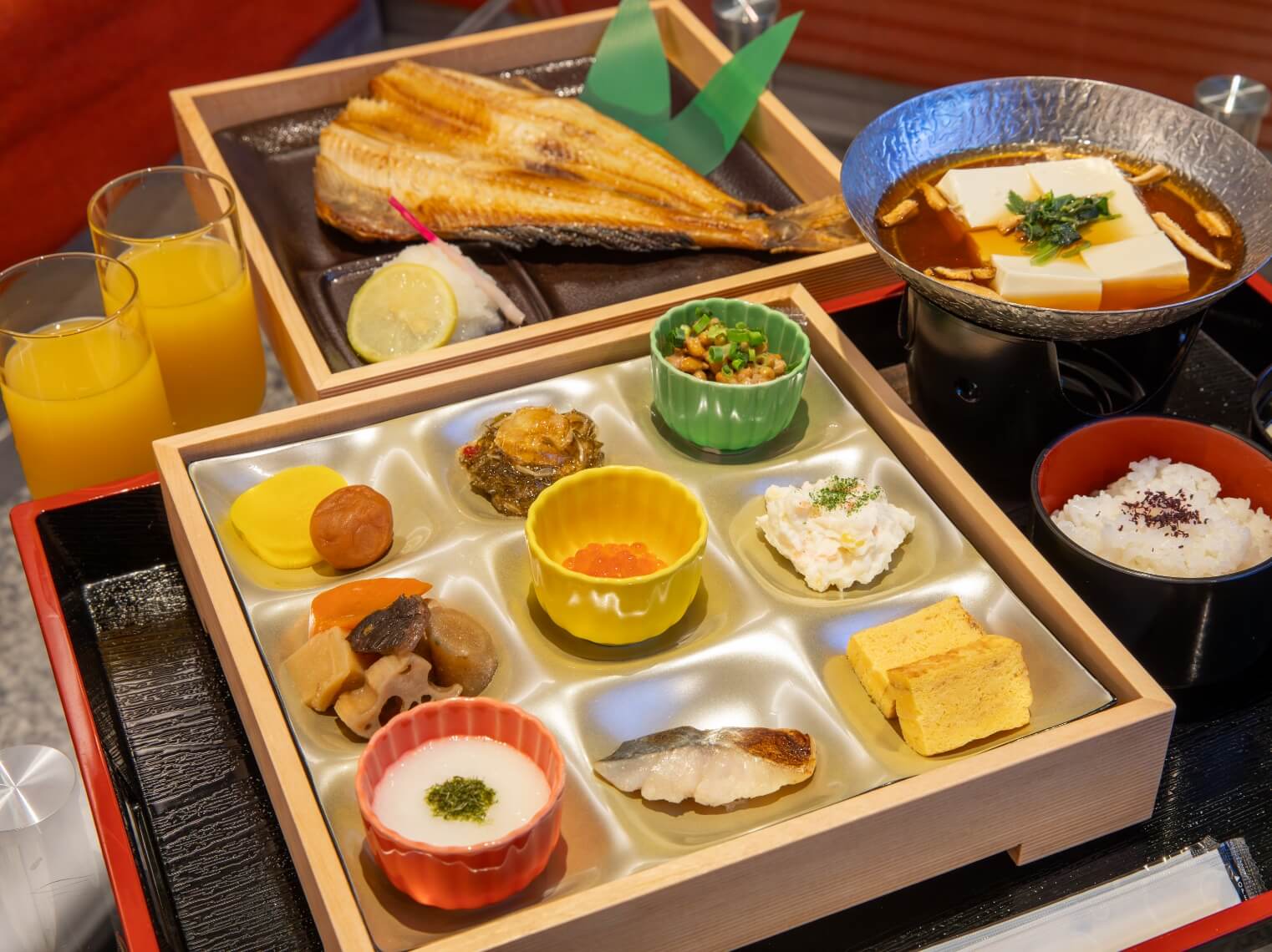 朝食の和風御膳の画像