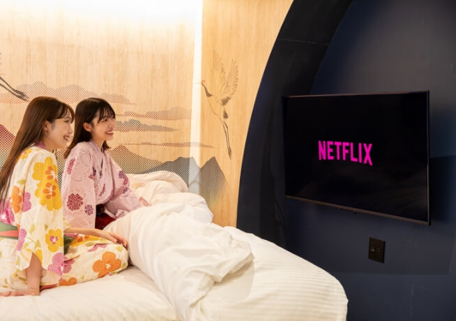 大型モニター(Netflix対応)