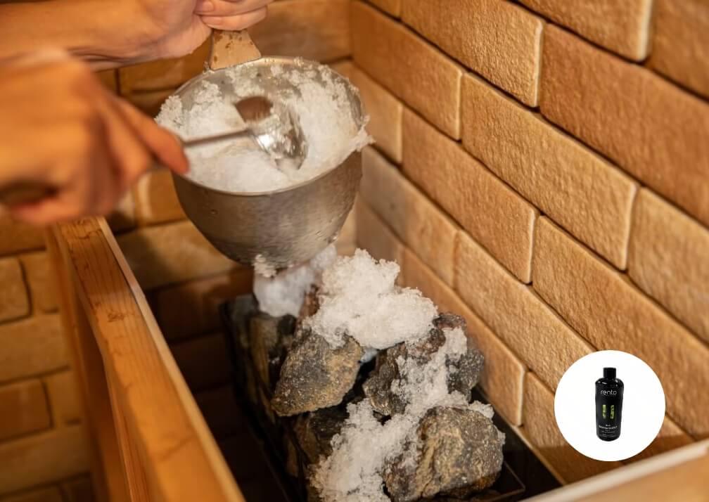 かき氷でセルフロウリュ!?高温を長く維持できる！