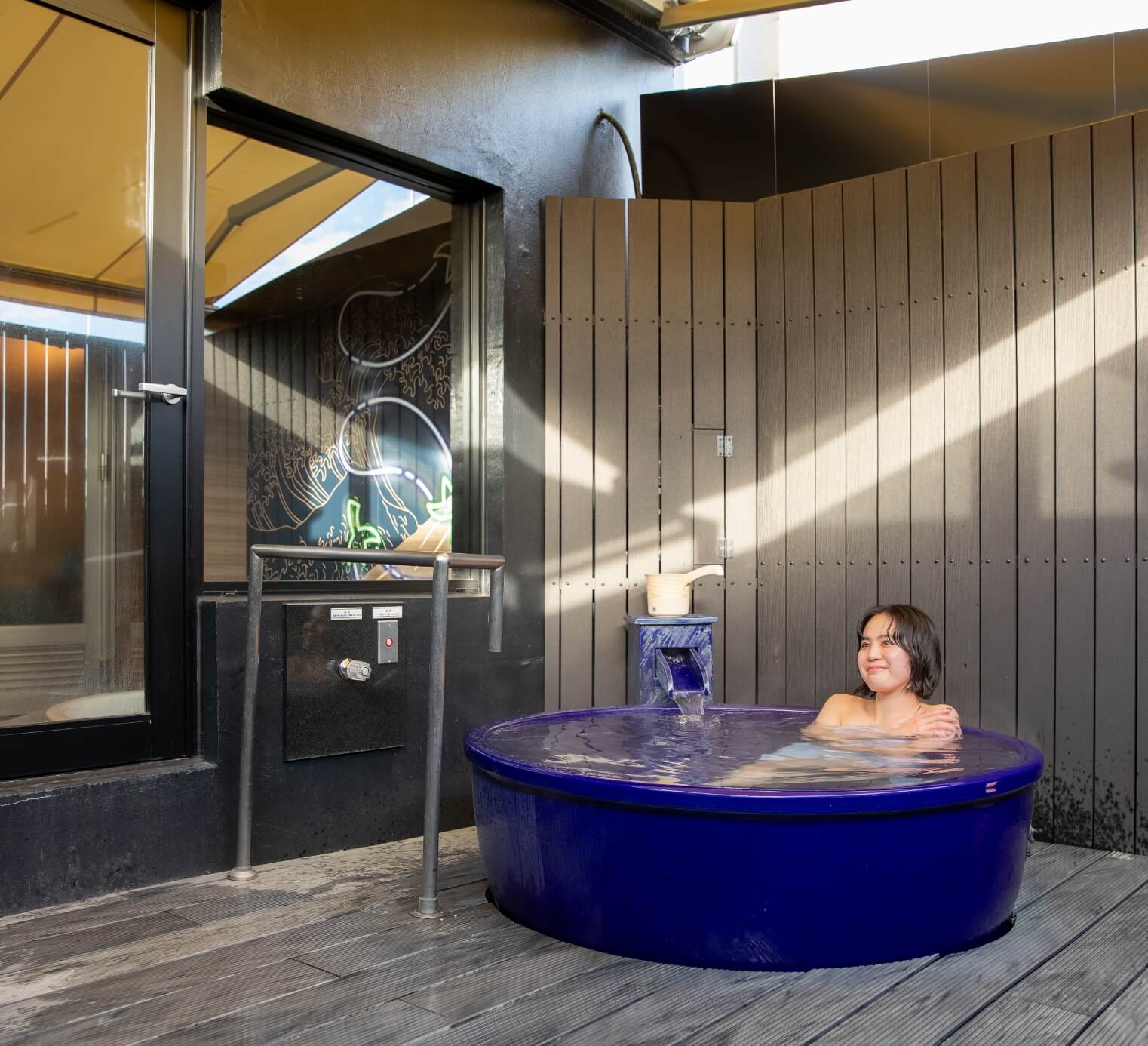 個室の露天風呂