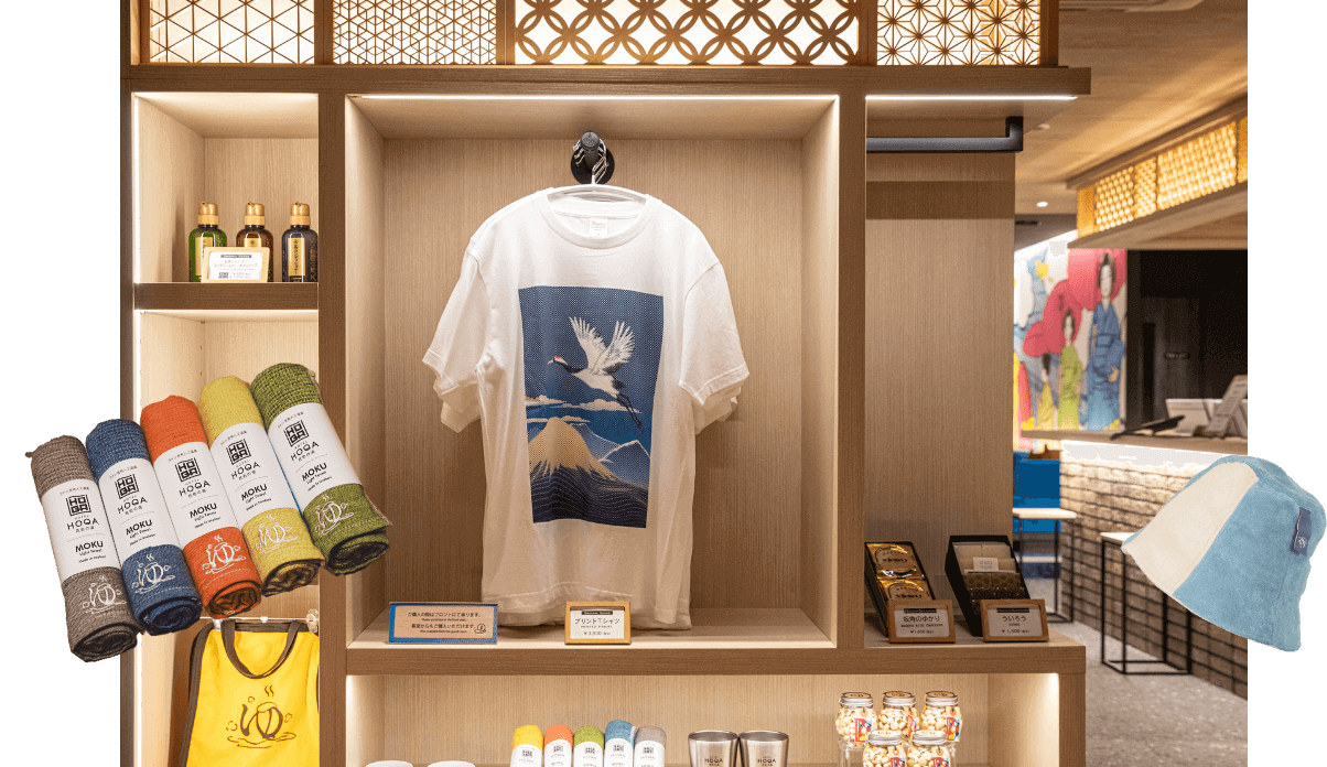 ホテルホカのお土産コーナー