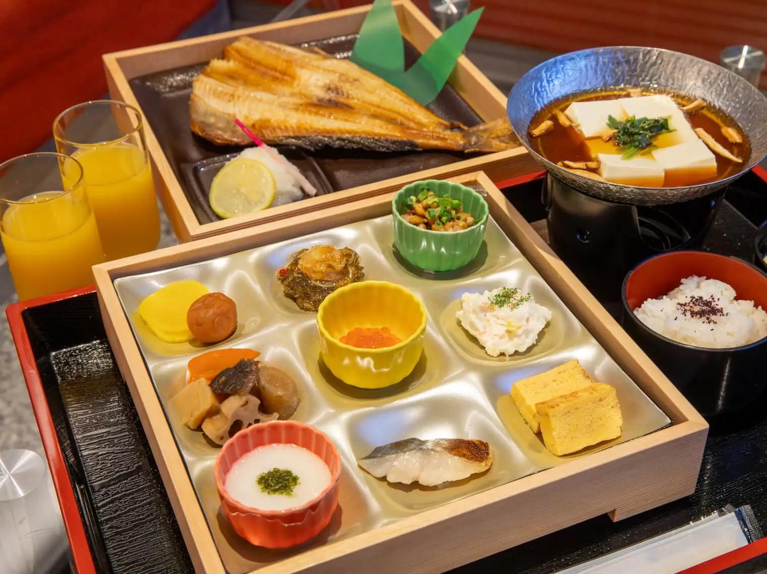 朝食の和風御膳の画像